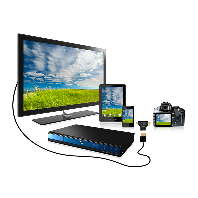 3in1 12ft HDMI Cable Kit