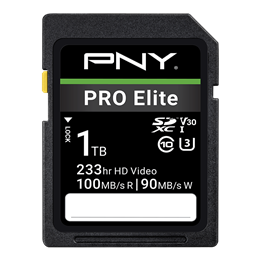 PRO Elite Class 10 U3 V30 SD Flash Memory Card