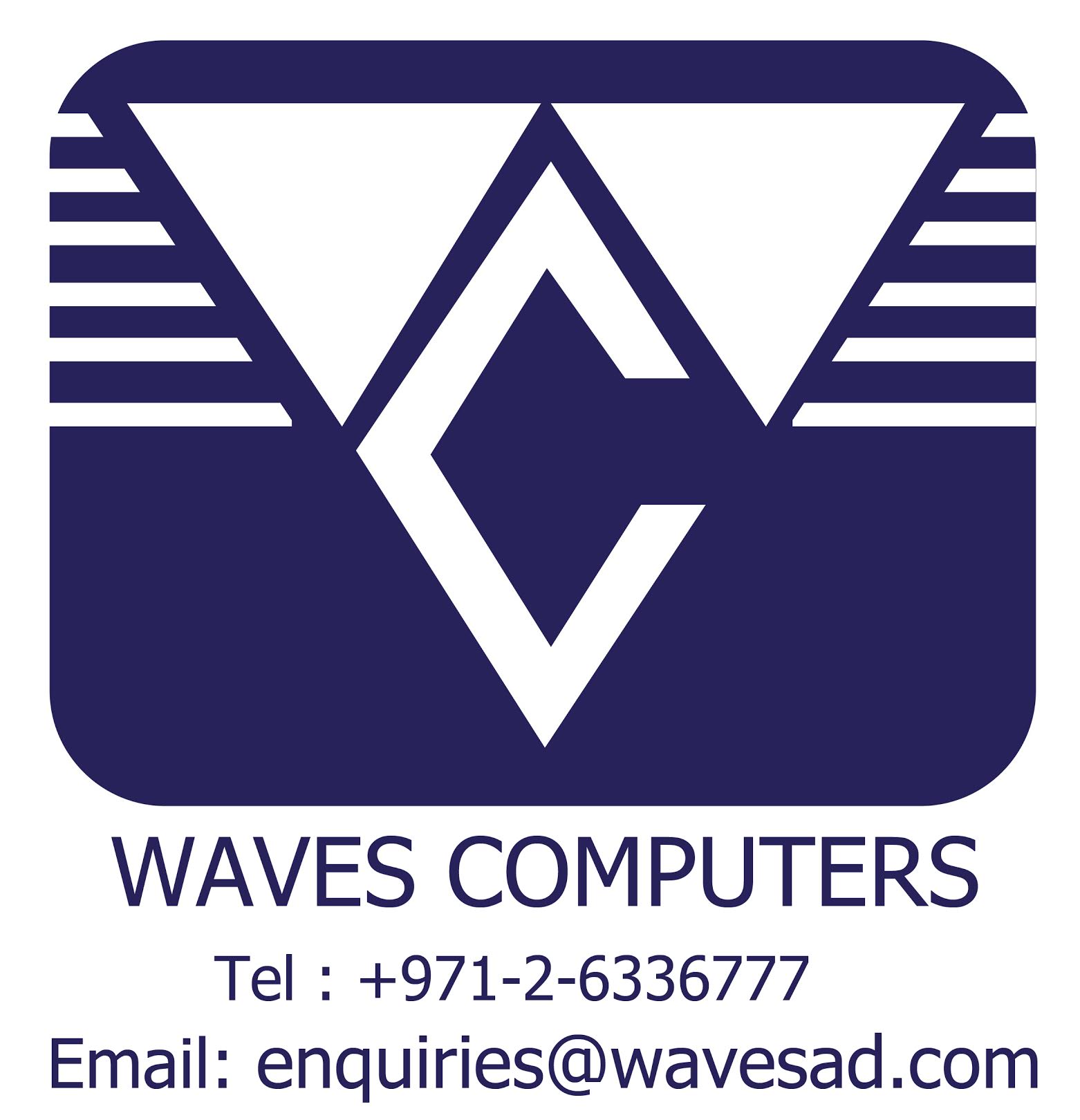 Waves Computer Supplies Logo