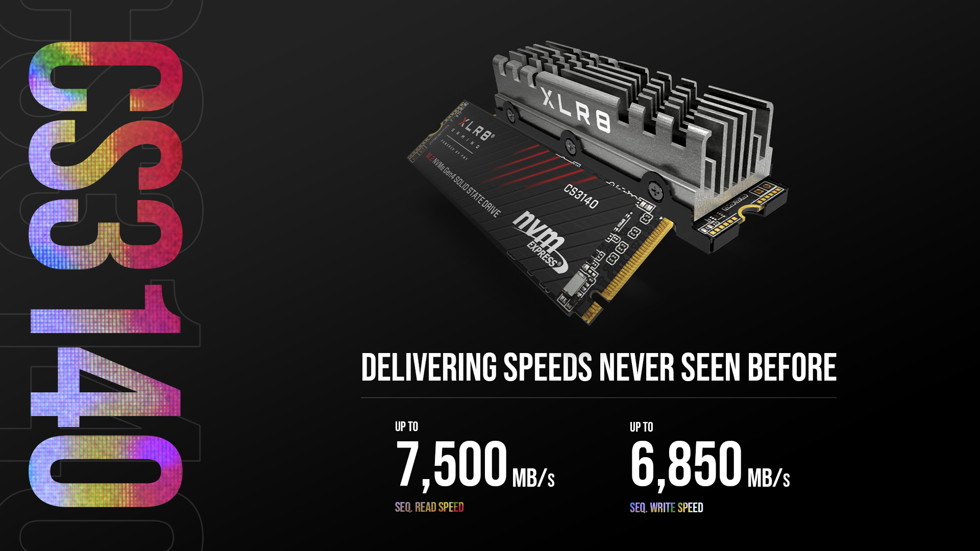 XLR8 CS3140 M.2 NVMe Gen4 x4 Solid State Drive