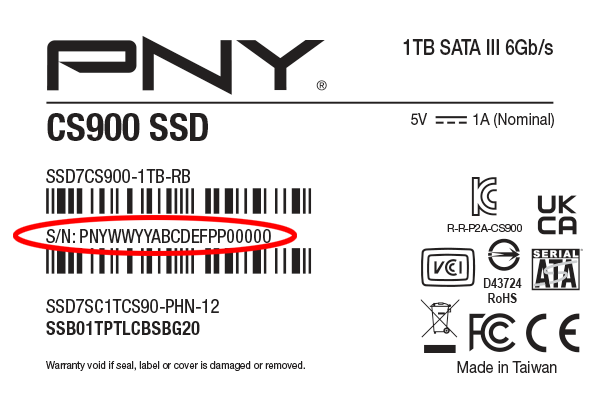 PNY TECHNOLIGIES CS1030 Disque dur SSD - 1TB - PCIE - M2 - NVMe - Pny