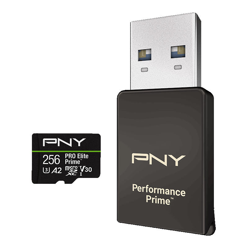 PRO Elite Prime™ microSD and Performance Prime™ Reader