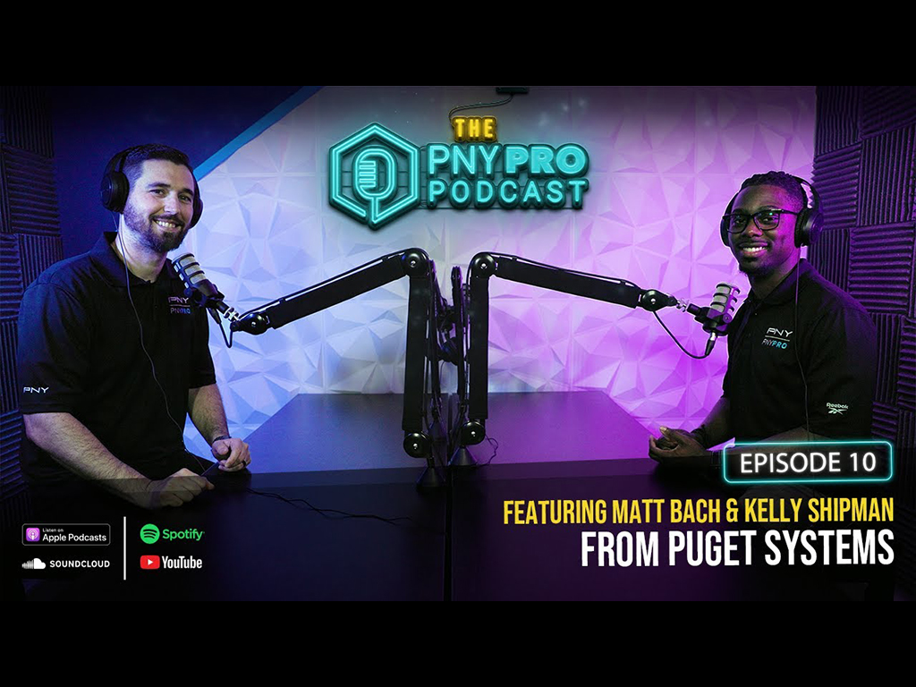 PNY Pro Podcast Title with Derek and Jerome