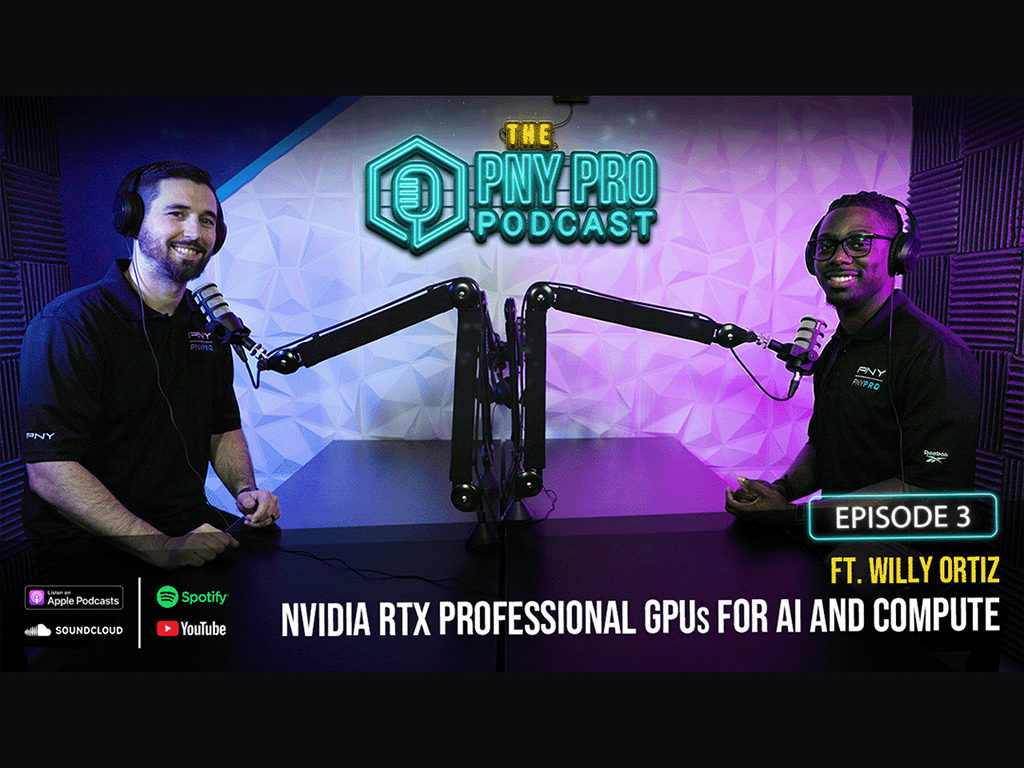 PNY Pro Podcast Title with Derek and Jerome