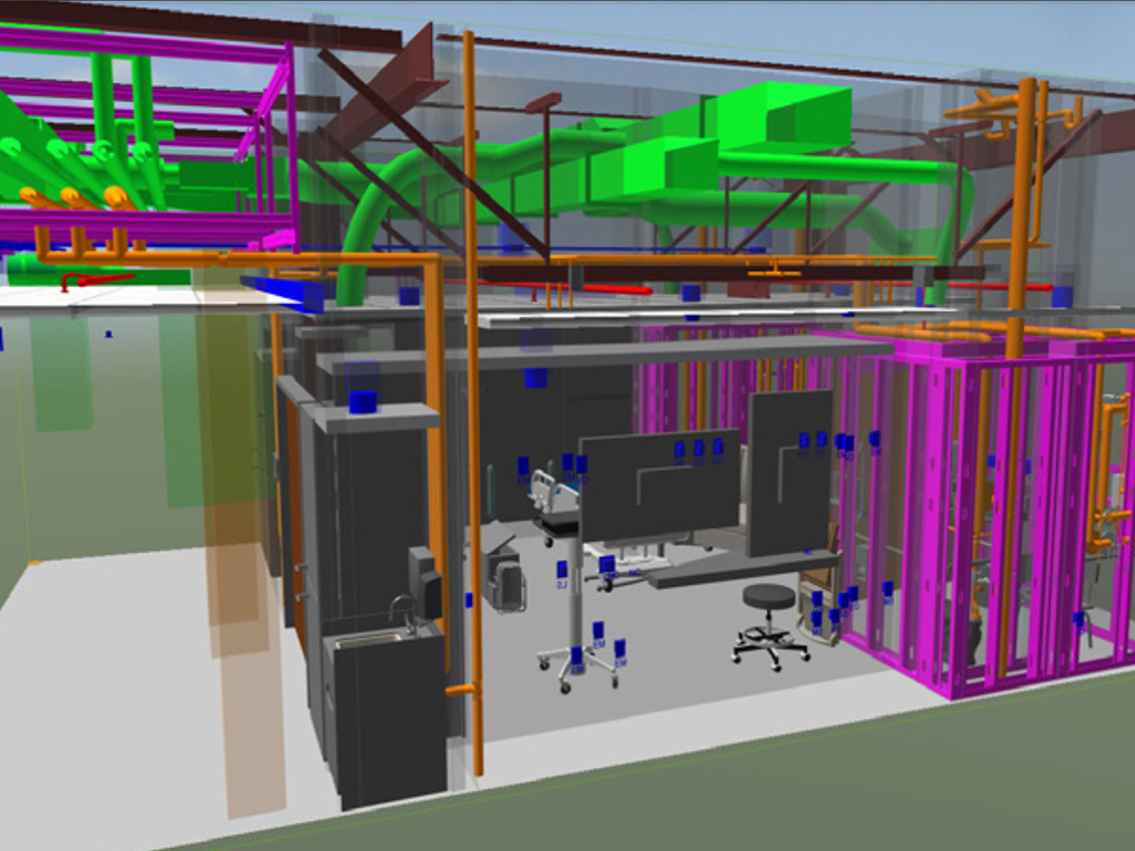 3D Rendering of Construction Workflow