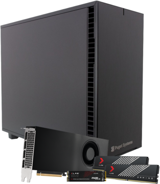 NVIDIA RTX A5500 Puget Systems Workstation