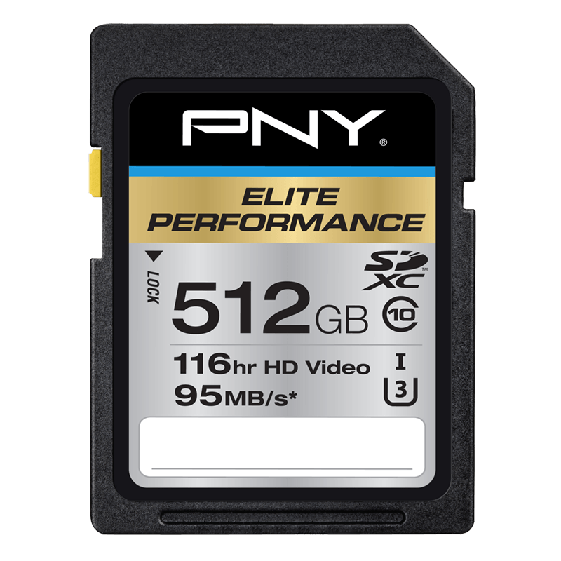 Elite Performance Class 10 U3 Sdxc Flash Memory Card