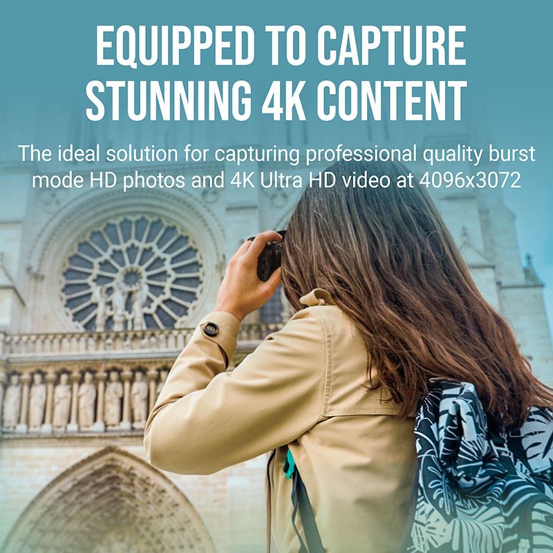 Equipped to Capture Stunning 4K Content