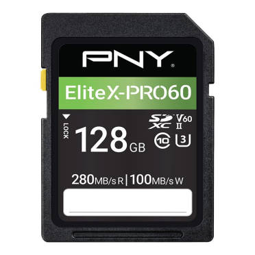 EliteX-PRO60 Flash Memory Card 128GB Front