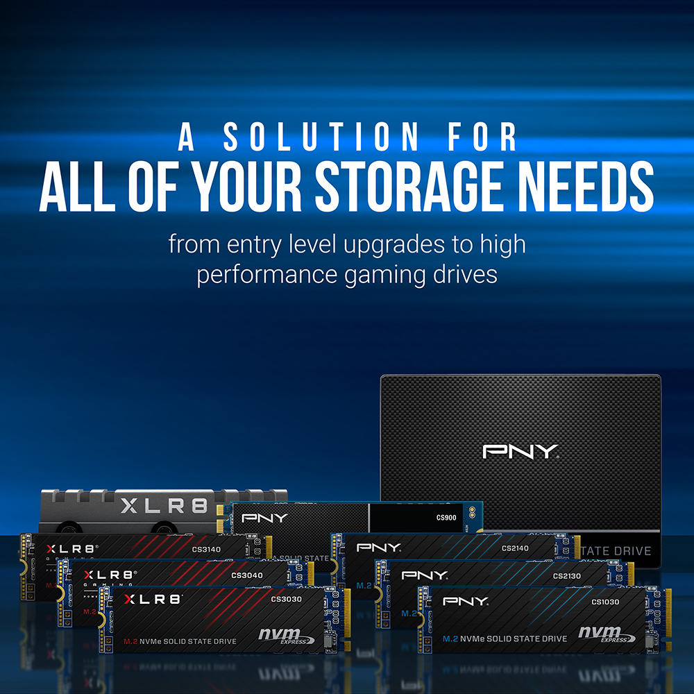 PNY CS2140 M.2 NVMe Gen4 1TB SSD Storage