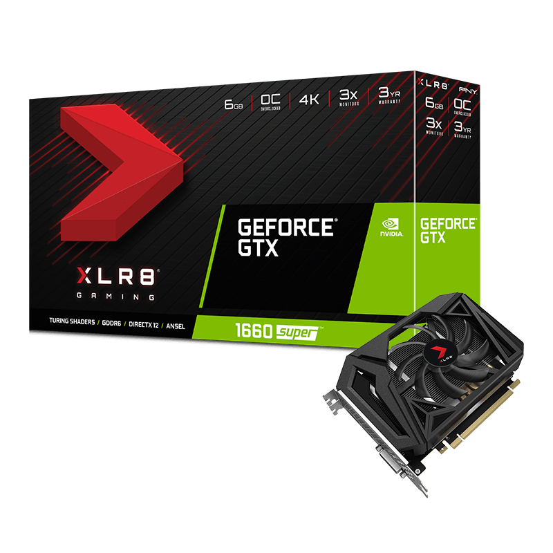 PNY GeForce GTX 1660 SUPER 6GB XLR8 Gaming Overclocked Edition