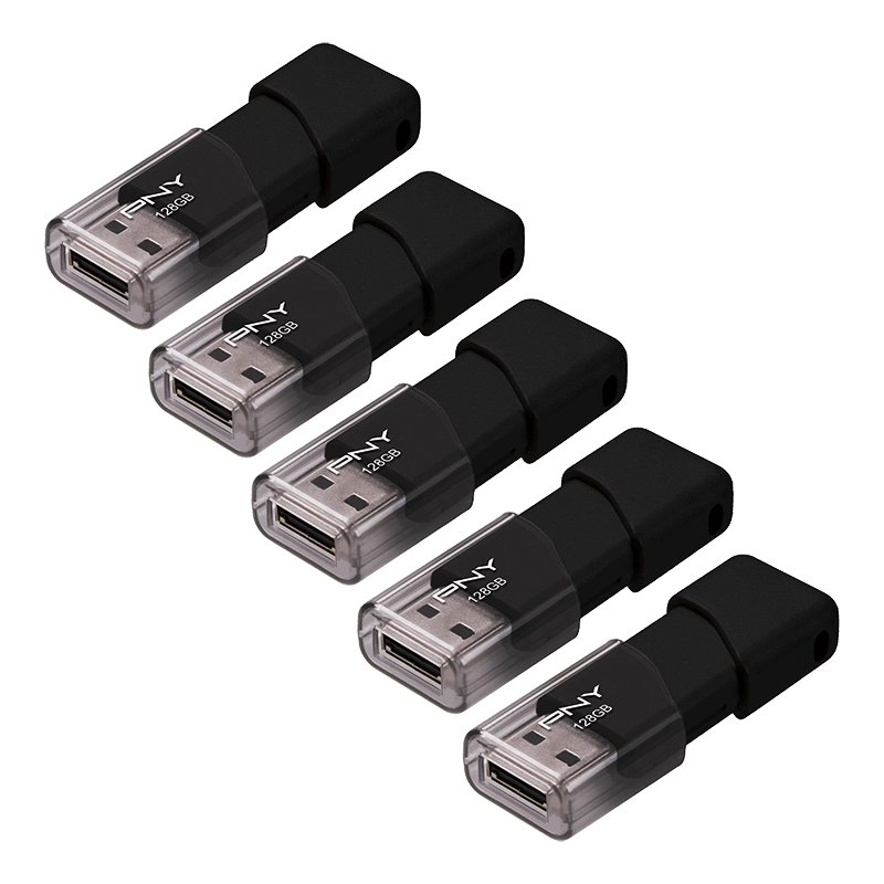 PNY Turbo Attache 4 USB 3.2 Flash Drive - 32GB, 64GB, 128GB, 256GB Options - For PC, Mac, Laptop