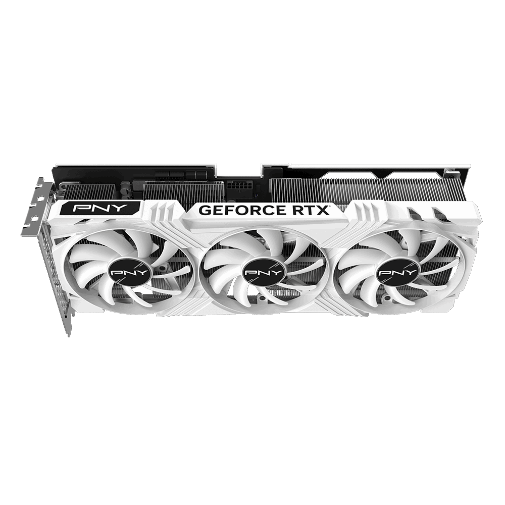 Pny Carte Graphique RTX 4070 Ti Verto Tripple Fan 12GB GDDR6X Argenté