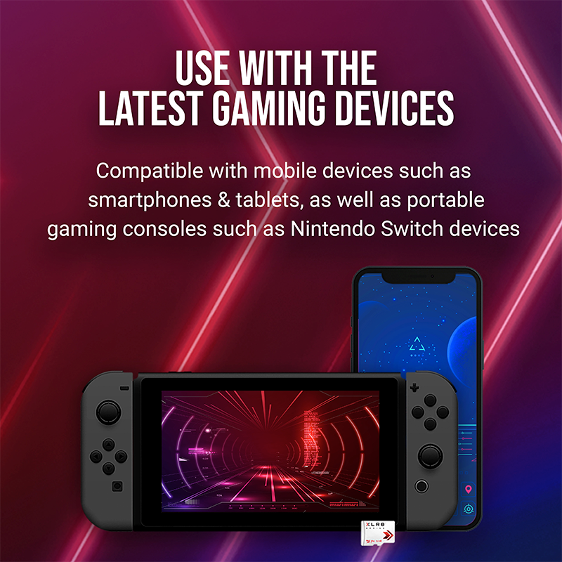 PNY XLR8 256GB MicroSDXC Gaming - Classe 10 U3 V30, A2, Lettura 100MB/s Per Nintendo Switch E Smartphone