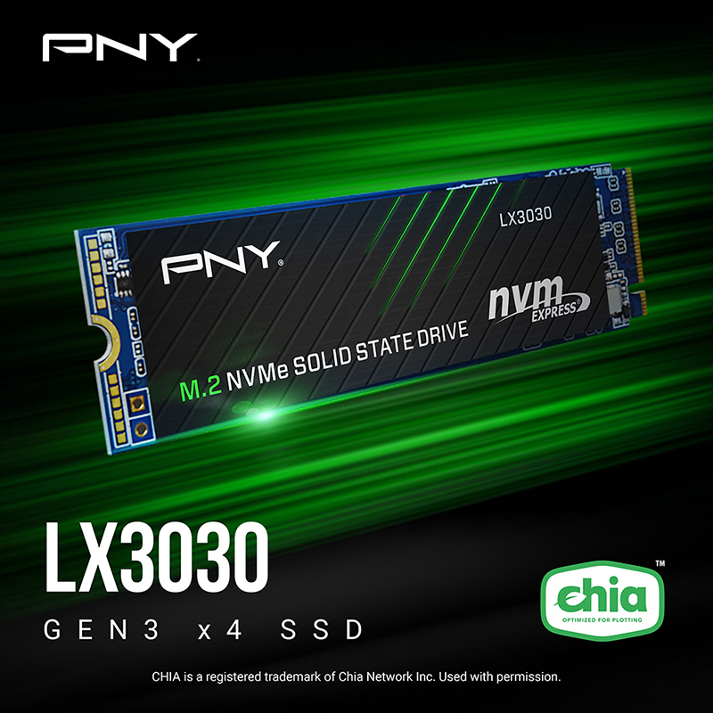 Disque dur SSD M.2 PNY XLR8 S3030 - 1To - NVMe