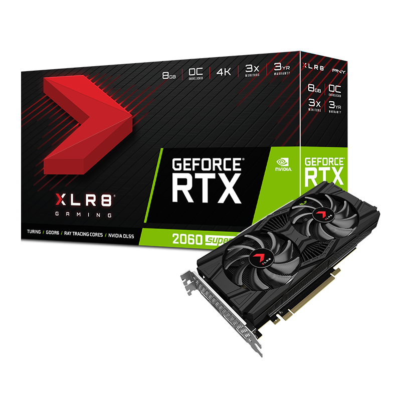 PNY GeForce® RTX 2060 SUPER™ 8GB XLR8 Gaming Overclocked Edition