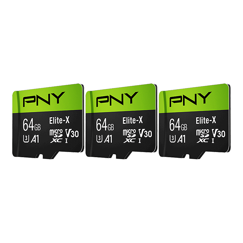 PNY 512GB PRO Elite Class 10 U3 V30 microSDXC Flash Memory Card - 100MB/s,  A2, 4K UHD, Full HD, UHS-I, micro SD