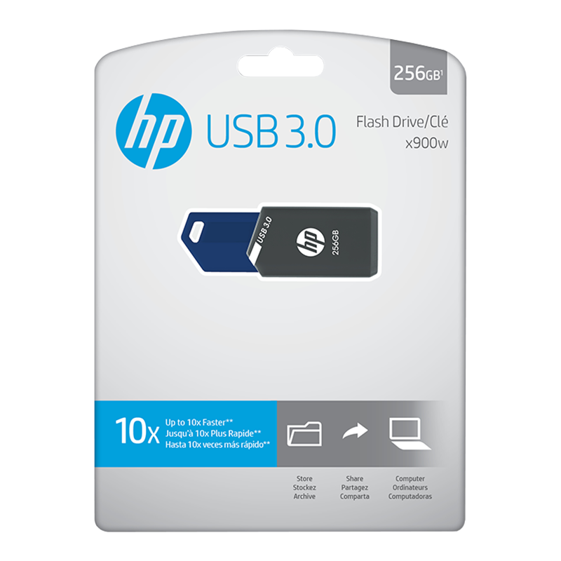 HP 128GB HP x900w USB 3.0 Type-A Flash Drive P-FD128HP900-GE B&H