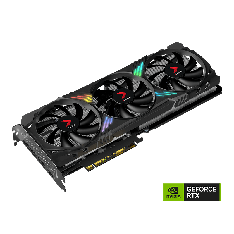 PNY GeForce RTX™ 4070 12GB XLR8 Gaming VERTO™ EPIC-X RGB Triple Fan DLSS 3