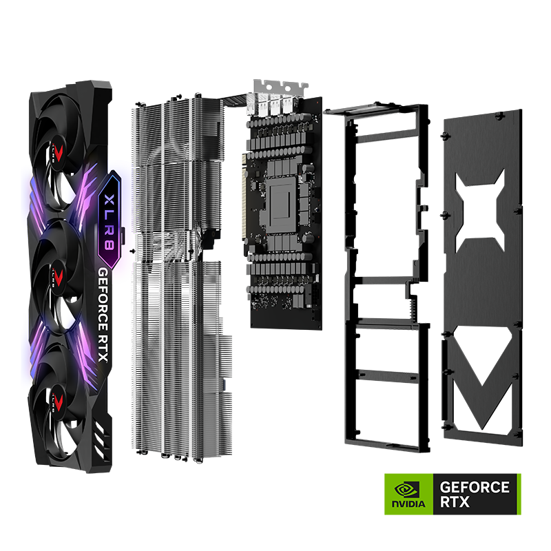 PNY GeForce RTX® 4090 24GB XLR8 EPIC-X RGB Overclocked Triple Fan