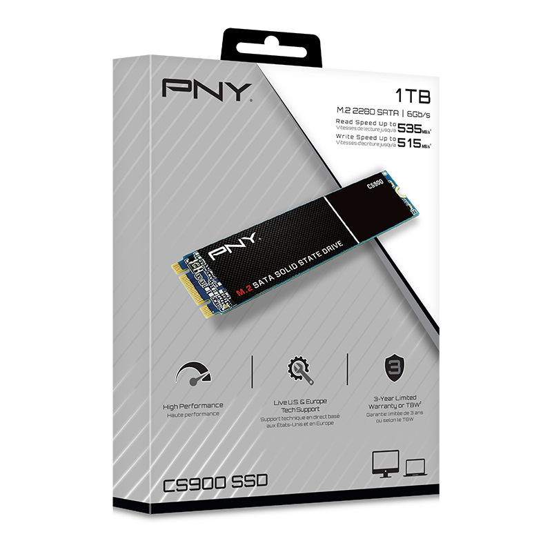 DISCO SSD 250GB PNY 2.5 CS900 7MM SATA3 2,5 READ 535MBS/WRITE500MBS