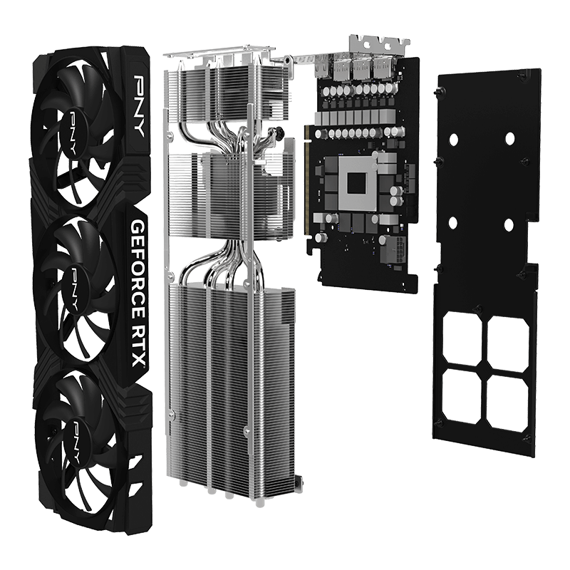 PNY GeForce RTX 4070 Ti VERTO Triple Fan 12GB GDDR6X Cartes graphiq