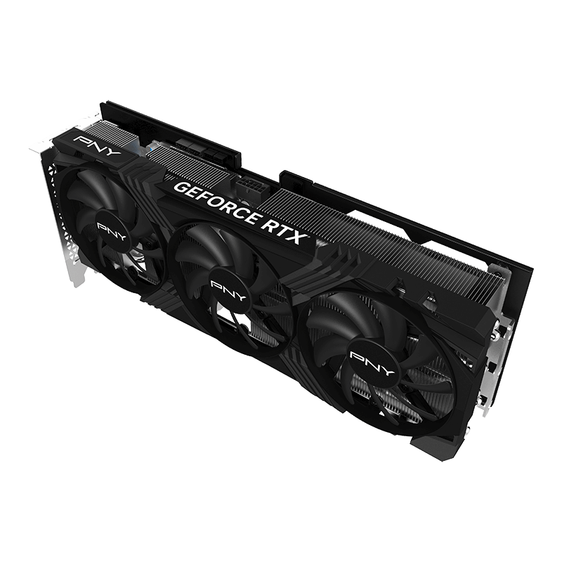 Pny Carte Graphique RTX 4070 Ti Verto Tripple Fan 12GB GDDR6X Argenté