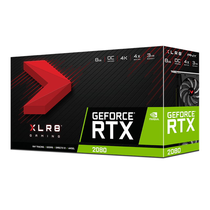 syndrom Gade Bandit PNY GeForce RTX™ 2080 8GB XLR8 Gaming Overclocked Edition