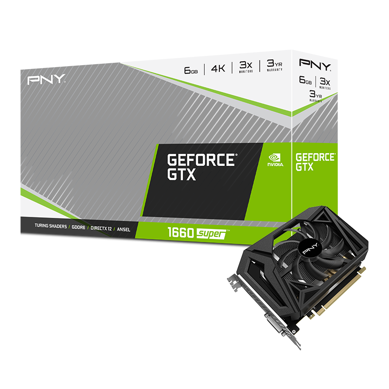 PNY GeForce® GTX 1660 SUPER™ 6GB Single Fan