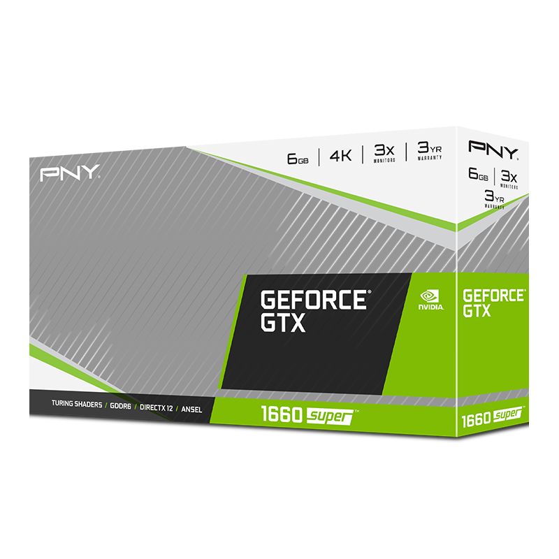 PNY GeForce® GTX 1660 SUPER™ 6GB Single Fan