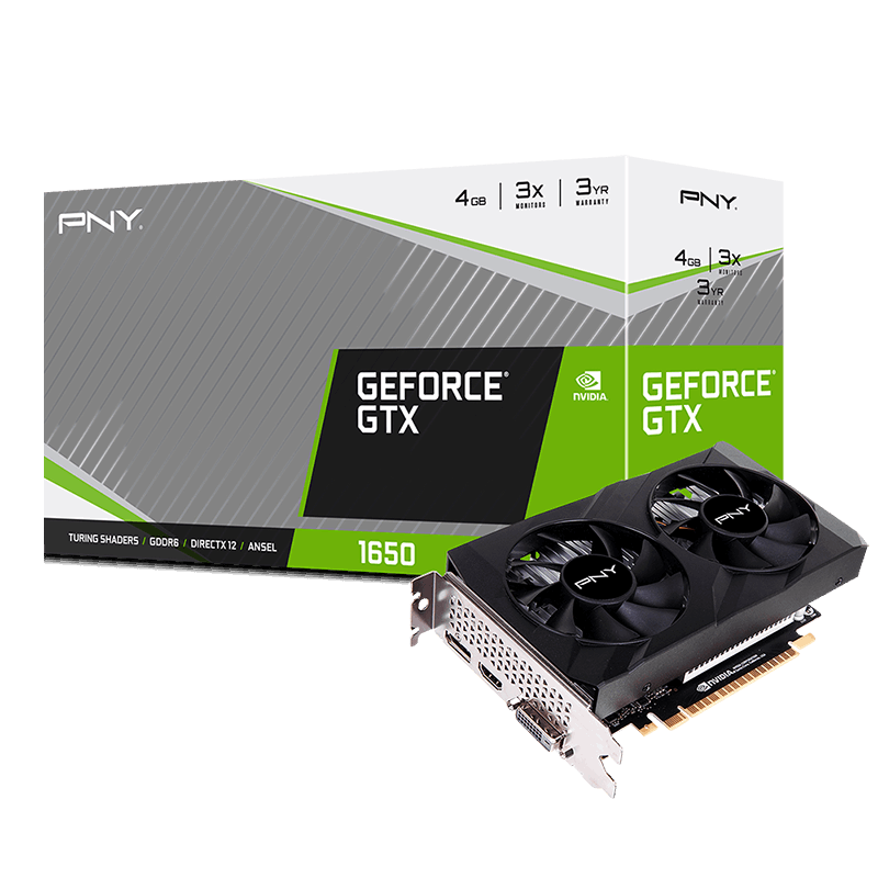 PNY GeForce GTX 1650 4GB GDDR6 Dual Fan