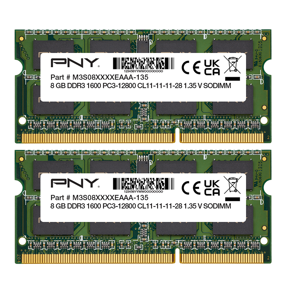 Performance DDR3 1600MHz LV Notebook Memory 16GB (8GB 2-Pack)