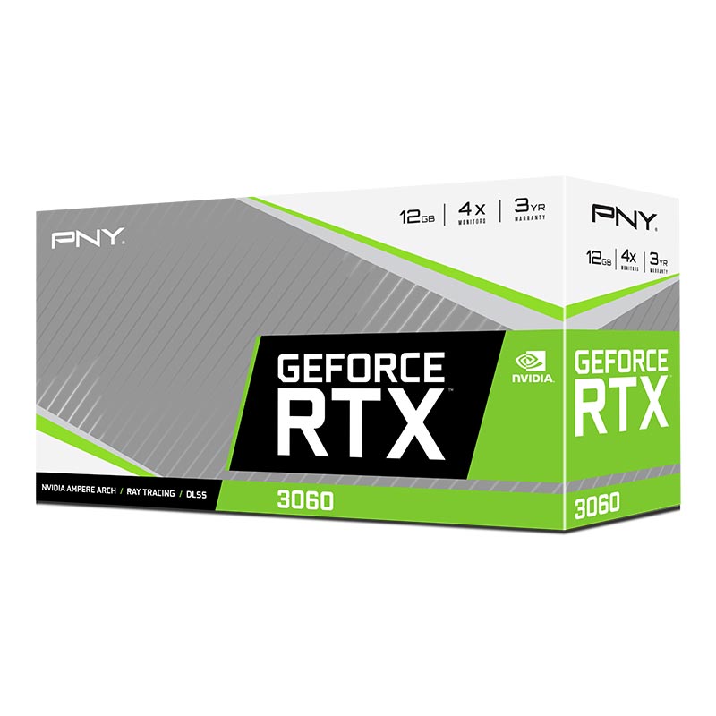 PNY GeForce RTX 3060 12GB VERTO Dual Fan Packaging