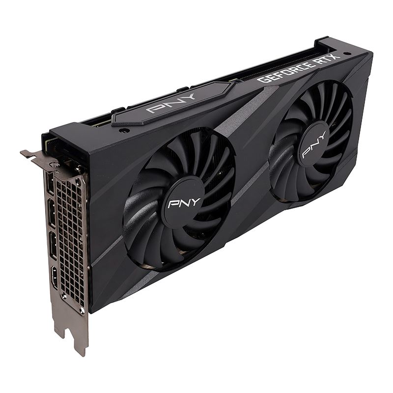 PNY GeForce RTX 3060 12GB VERTO Dual Fan Right Front Angle