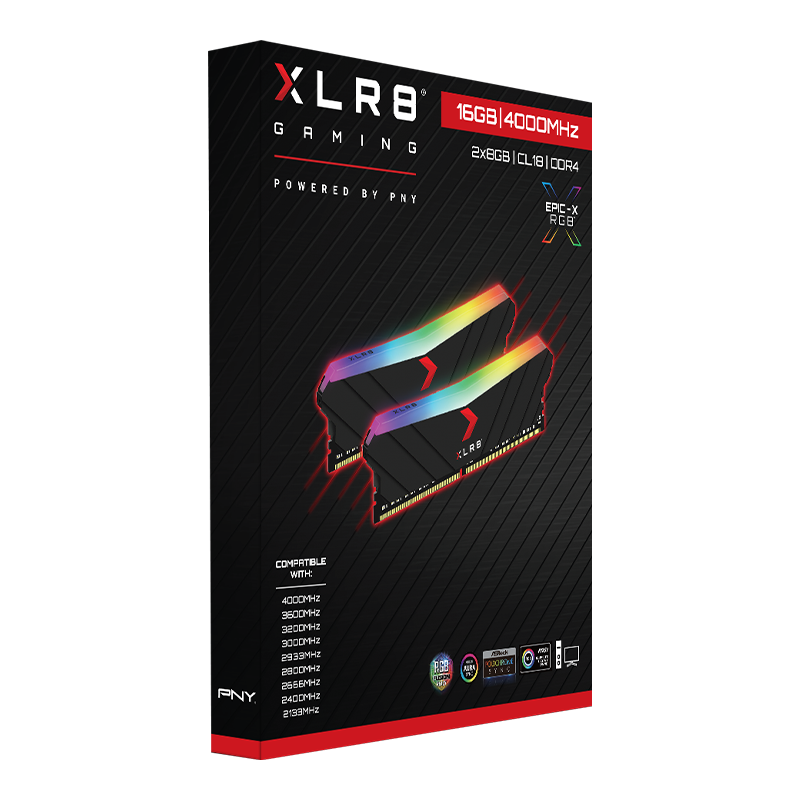 XLR8 EPIC-X RGB™ 4000MHz Desktop Memory