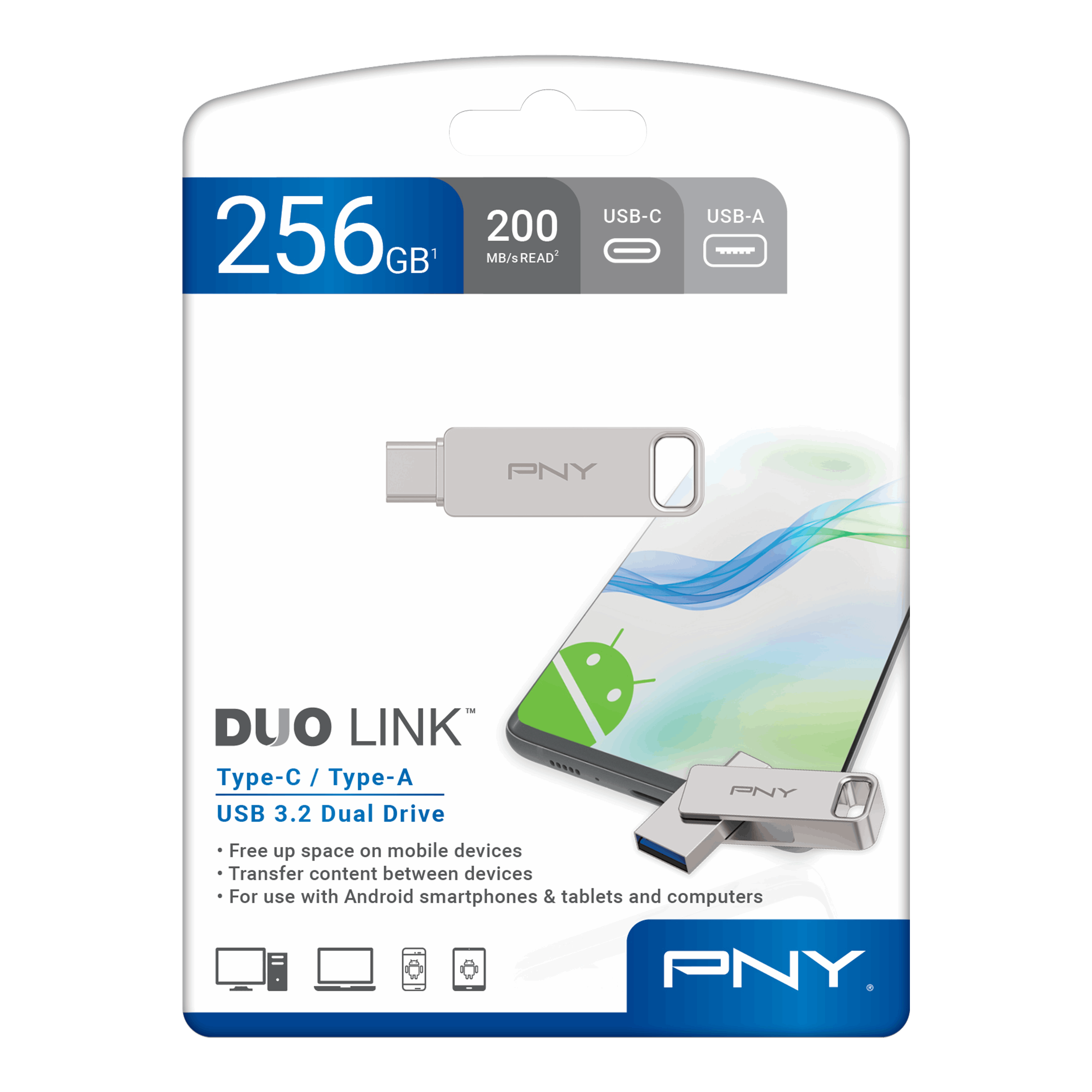 DUO LINK USB 3.2 Type-C Dual Flash Drive