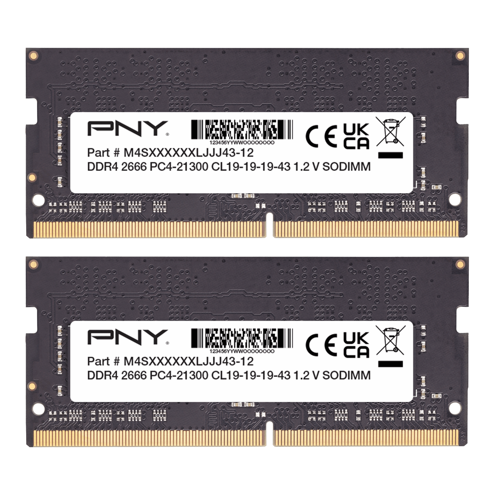 16GB (2x8GB) Performance DDR4 2666MHz Notebook Memory (PC4-21300) CL19