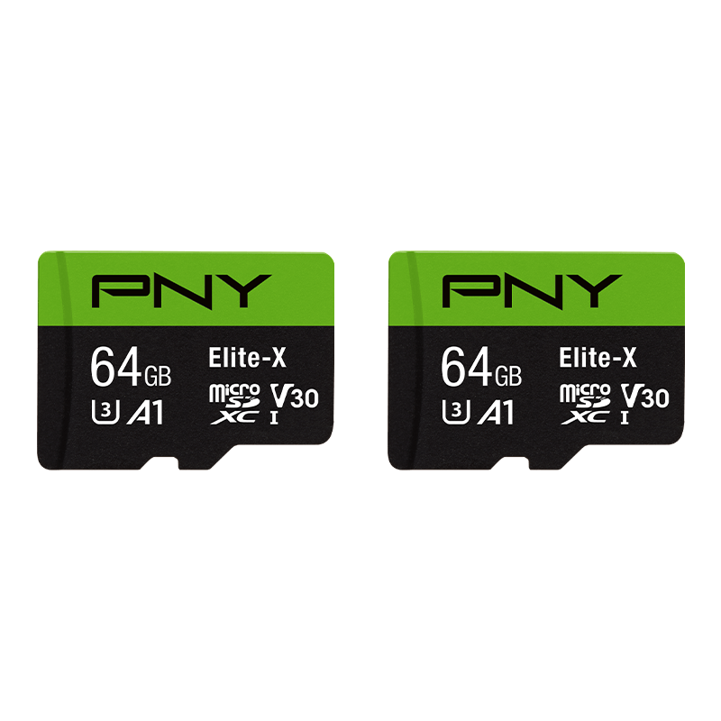 Elite X Class 10 U3 V30 Microsd Flash Memory Card 2 Pack