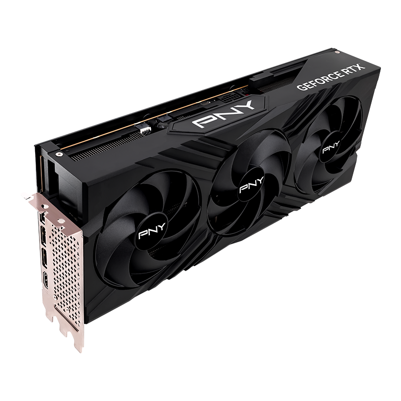 PNY GeForce RTX 4090 24GB VERTO Triple Fan Front Right Angle