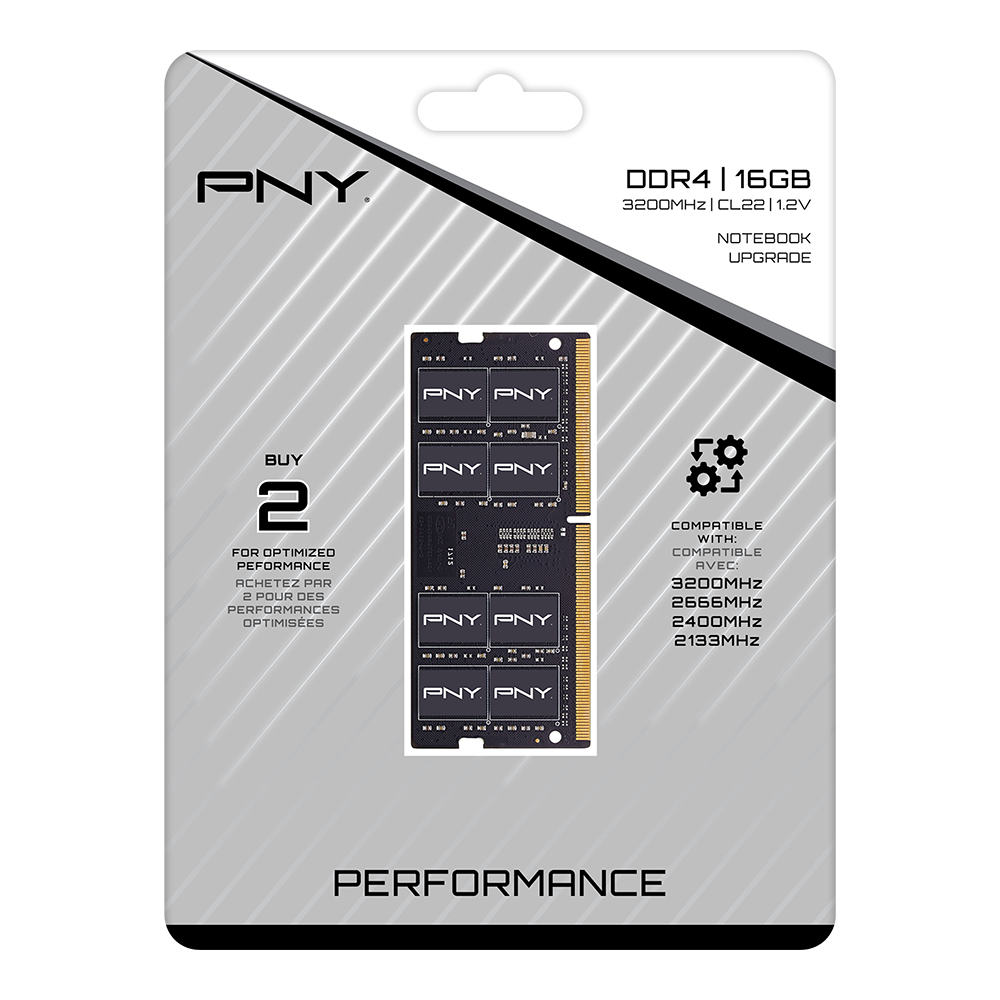 Performance DDR4 3200MHz Notebook Memory 16GB Packaging