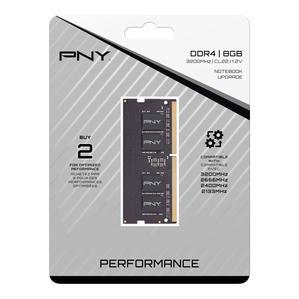 Performance DDR4 3200MHz 8GB Notebook Memory Packaging