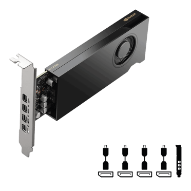 NVIDIA RTX 2000E Ada Generation with Ports Icons