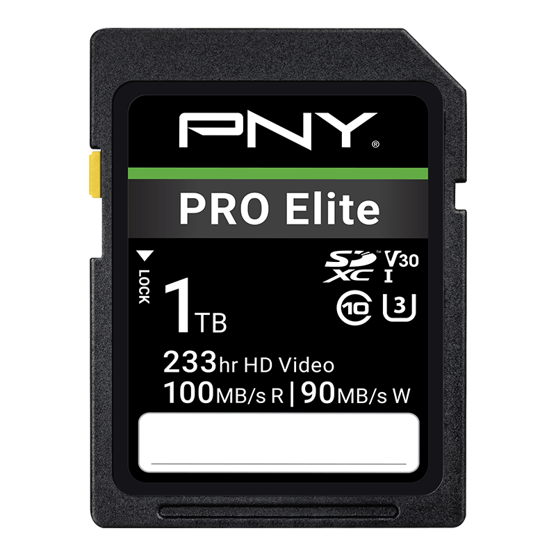 PRO Elite Class 10 U3 V30 SD Flash Memory Card