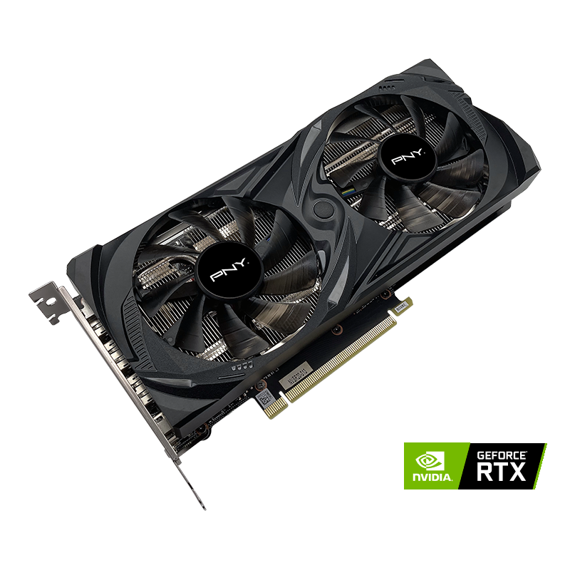 【などについ】 PNY GeForce RTX(TM) 3060 12GB Verto Dual Fan Graphics Card