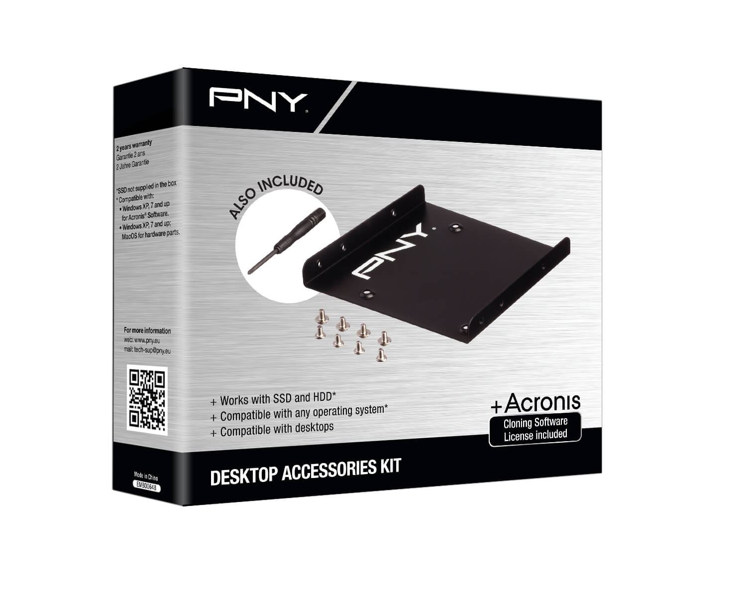 Genuine OEM PNY 1TB Portable SSD Upgrade Kit Solid State Internal