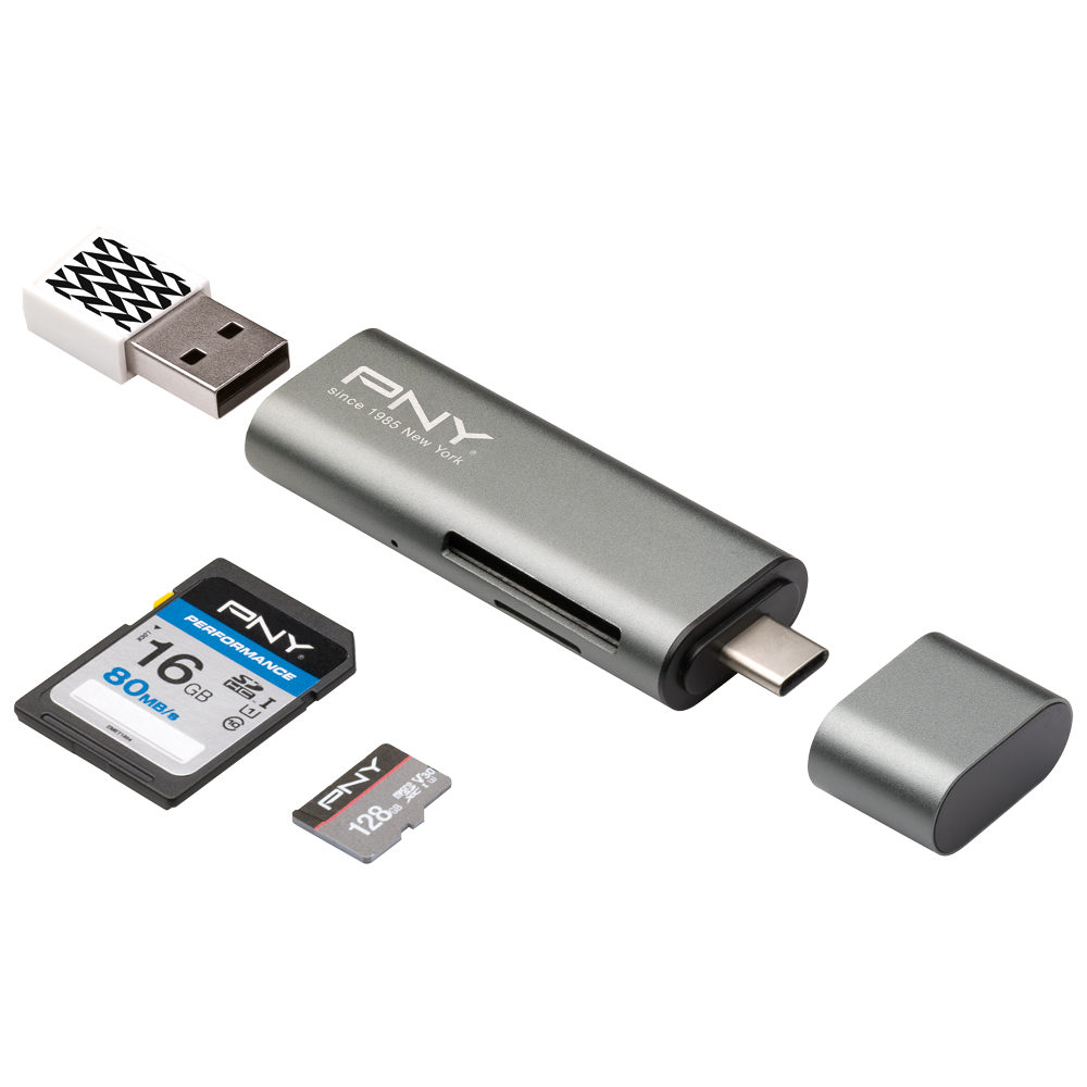 Lecteur de Carte USB C 5 en 1 CF | SD | Micro SD | TF | MS | M2 Lecteur de  Carte mémoire Externe avec USB 3.0 Compatible pour Windows | Mac OS | Linux